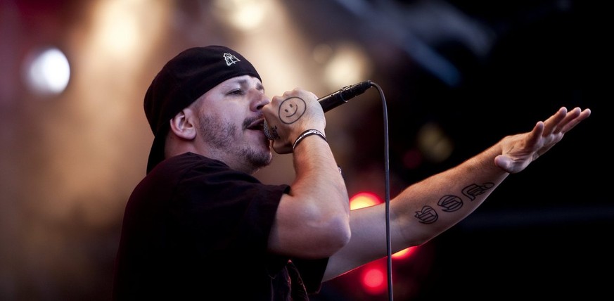 Gian-Marco Schmid alias Gimma bei einem Auftritt am Openair Frauenfeld 2009.