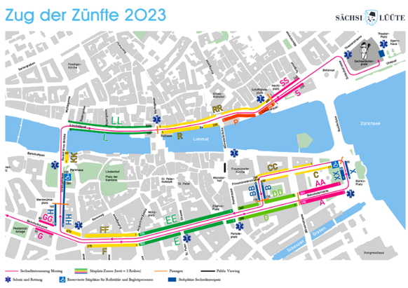 Zug der Zünfte 2023 Sechseläuten