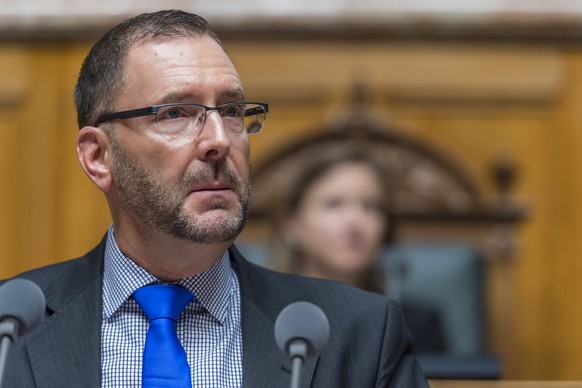 Hans-Peter Portmann, FDP-ZH, spricht an der Fruehlingssession der Eidgenoessischen Raete, am Dienstag, 1. Maerz 2016 im Nationalrat in Bern. (KEYSTONE/Alessandro della Valle)