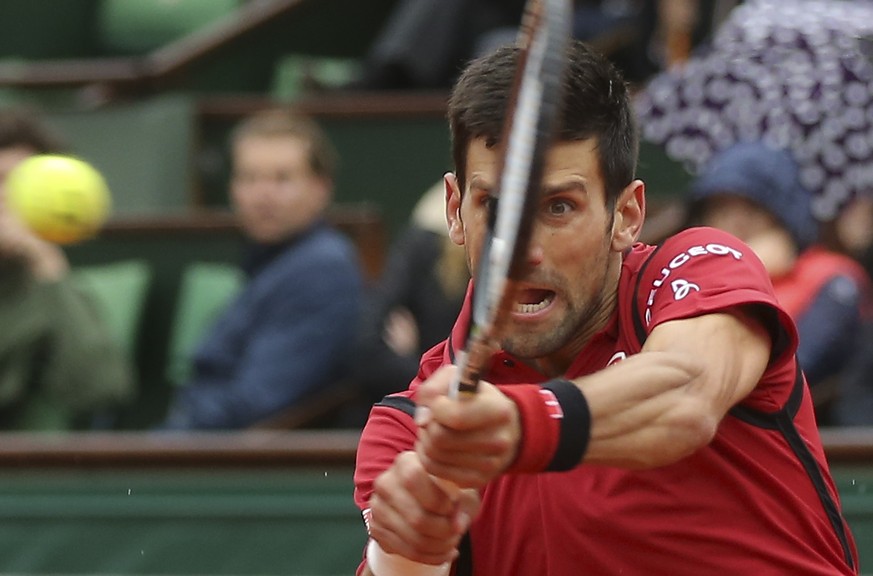 Djokovic ist heiss, will das French Open endlich zum ersten Mal gewinnen.