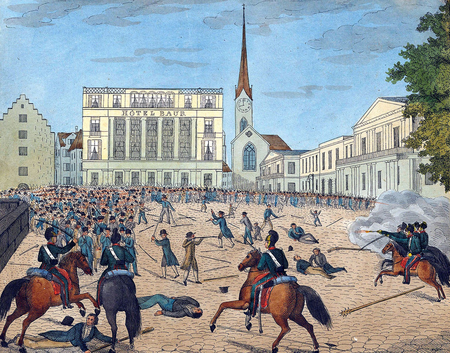 Züriputsch: Der 6te Herbstmonat 1839 in Zürich.