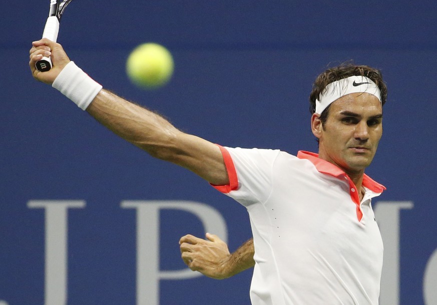 Roger Federer gewinnt gegen Steve Darcis