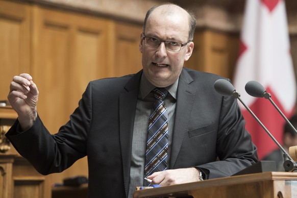 Bauernverbandspräsident Markus Ritter (CVP) spricht im März 2016 im Nationalrat.