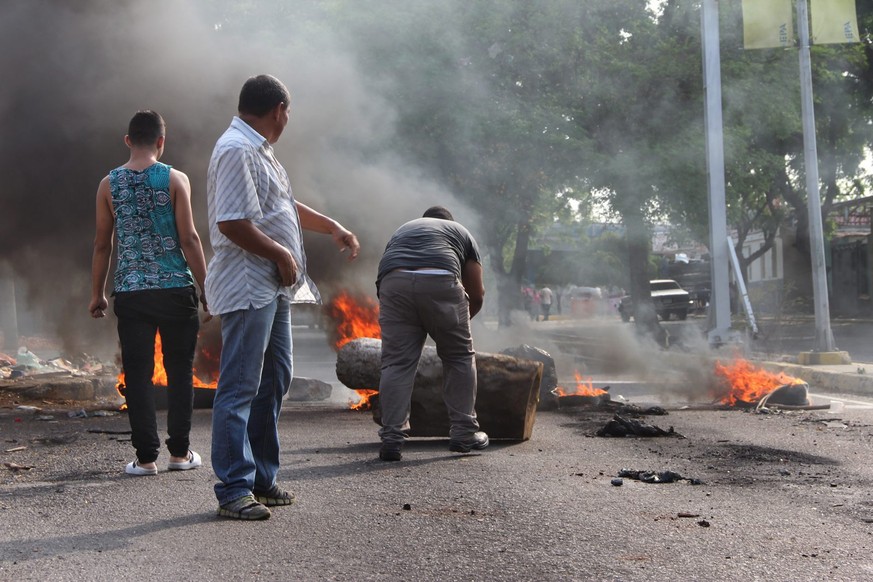 Proteste in Maracaibo.