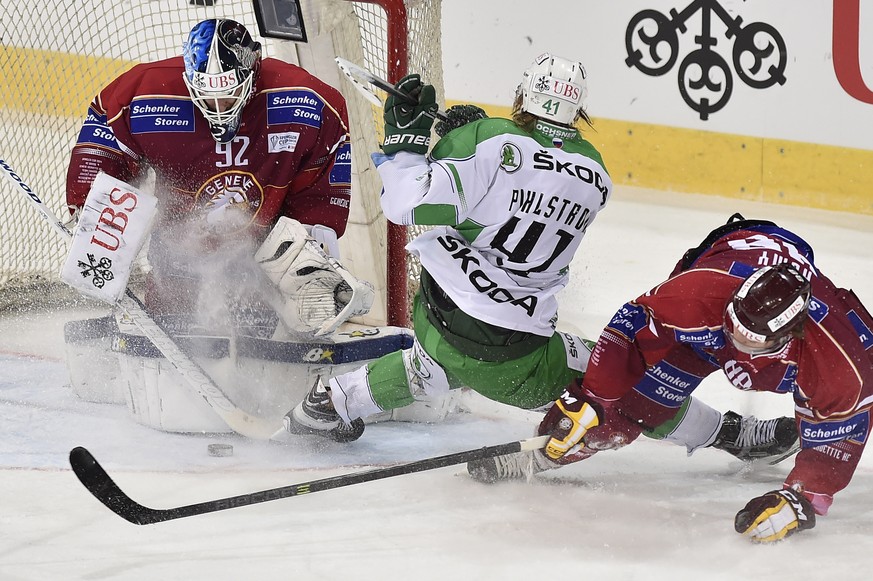 Torhüter&nbsp;Janick Schwendener: beim HC Davos geschasst, mit Servette Spengler-Cup-Sieger.