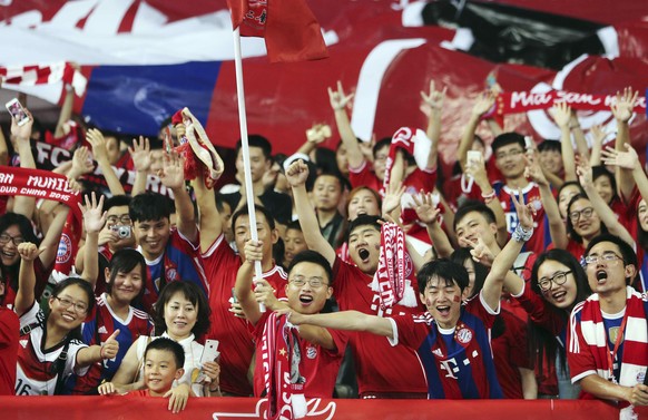 Besser spät als nie: Auch Bayern München reiste im Sommer nach Shanghai.&nbsp;