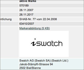 Das iSwatch-Logo.