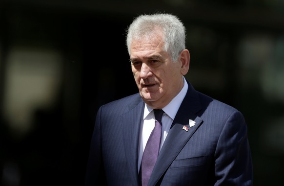 Serbia&#039;s President Tomislav Nikolic arrives for the Brdo-Brioni Process meeting, a gathering of political leaders from the Western Balkans, in Sarajevo, Bosnia and Herzegovina May 29, 2016. REUTE ...