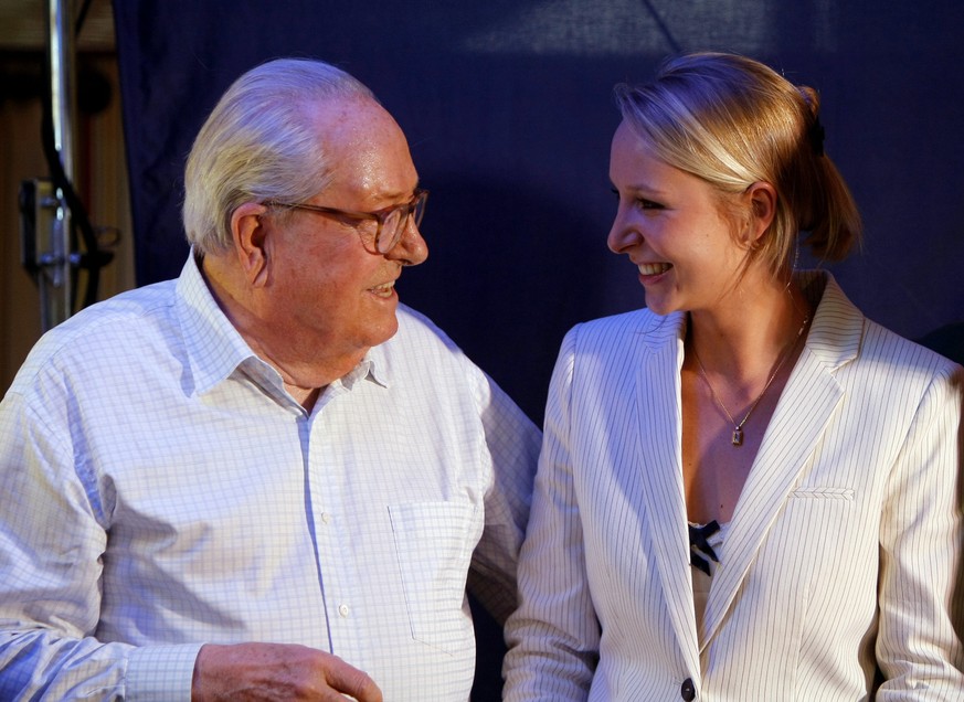 Familienbande: Jean-Marie und Marion Le Pen.