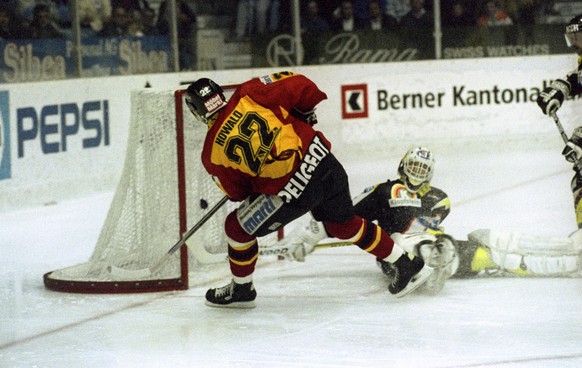 Im Final gegen den SC Bern haben die Fribourger 1992 das Nachsehen. 