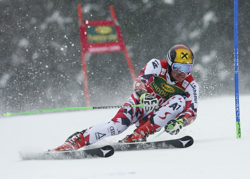 Hat im Schneegestöber von Kranjska Gora den Durchblick: Marcel Hirscher.