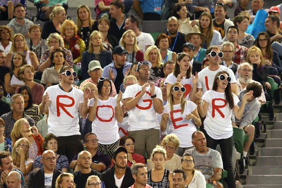 Die Federer-Fans sahen eine der besten Grand-Slam-Partien des Schweizers seit langer Zeit.