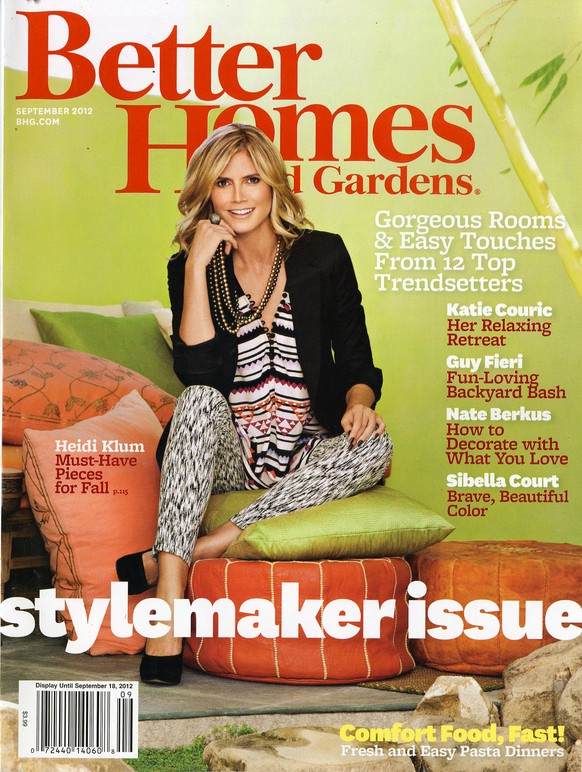 Platz 6 geht an «Better Homes and Gardens». Die bezahlte Auflage des Heftes aus dem Verlagshaus Meredith erreicht allein in den USA 7'621'456 Exemplare. 