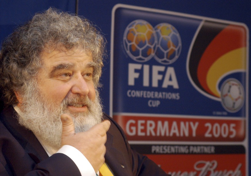 FILE - In this Feb. 14, 2005 file photo, Confederation of North, Central American and Caribbean Association Football (CONCACAF) general secretary Chuck Blazer attends a press conference in Frankfurt,  ...