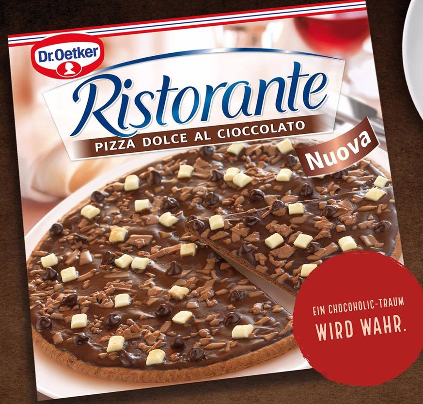 dr. oetker pizza ristorante cioccolato schokolade deutschland süss dessert essen food https://www.facebook.com/DrOetkerPizzaDeutschland/photos/a.427446957436.215765.258284222436/10155222966517437/?typ ...