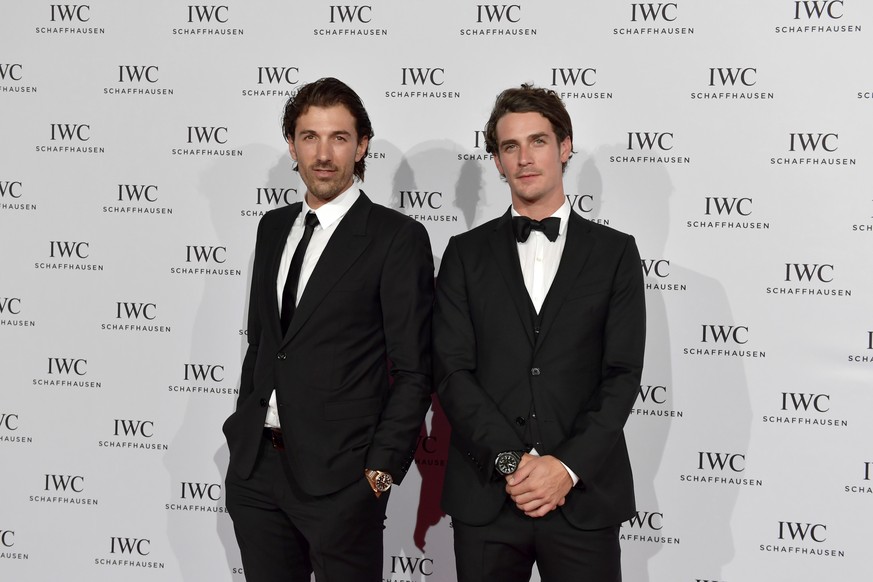 ZURICH, SWITZERLAND - SEPTEMBER 24: Fabian Cancellara and Patrick Seabase attend the IWC &#039;For the Love of Cinema&#039; gala dinner held at AURA Zurich on September 24, 2016 in Zurich, Switzerland ...