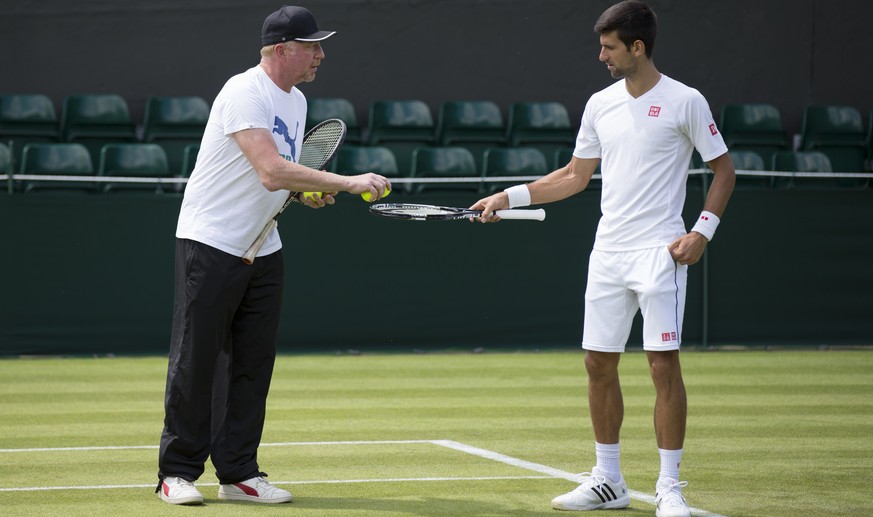 Boris Becker bringt Novak Djokovic mit unbedachten Äusserungen vor Wimbledon in die Bedrouille.