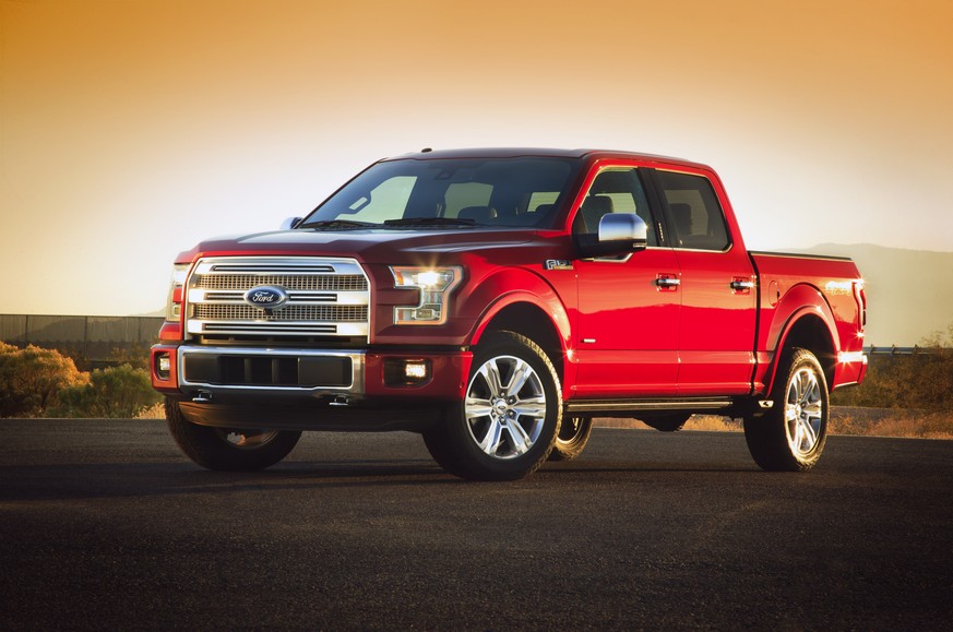 FILE - This undated photo provided by Ford shows the company&#039;s new 2015 F-150 pickup truck. Revolutionary changes are coming to the 2015 F-150 pickup, which has been the country’s best-selling ve ...