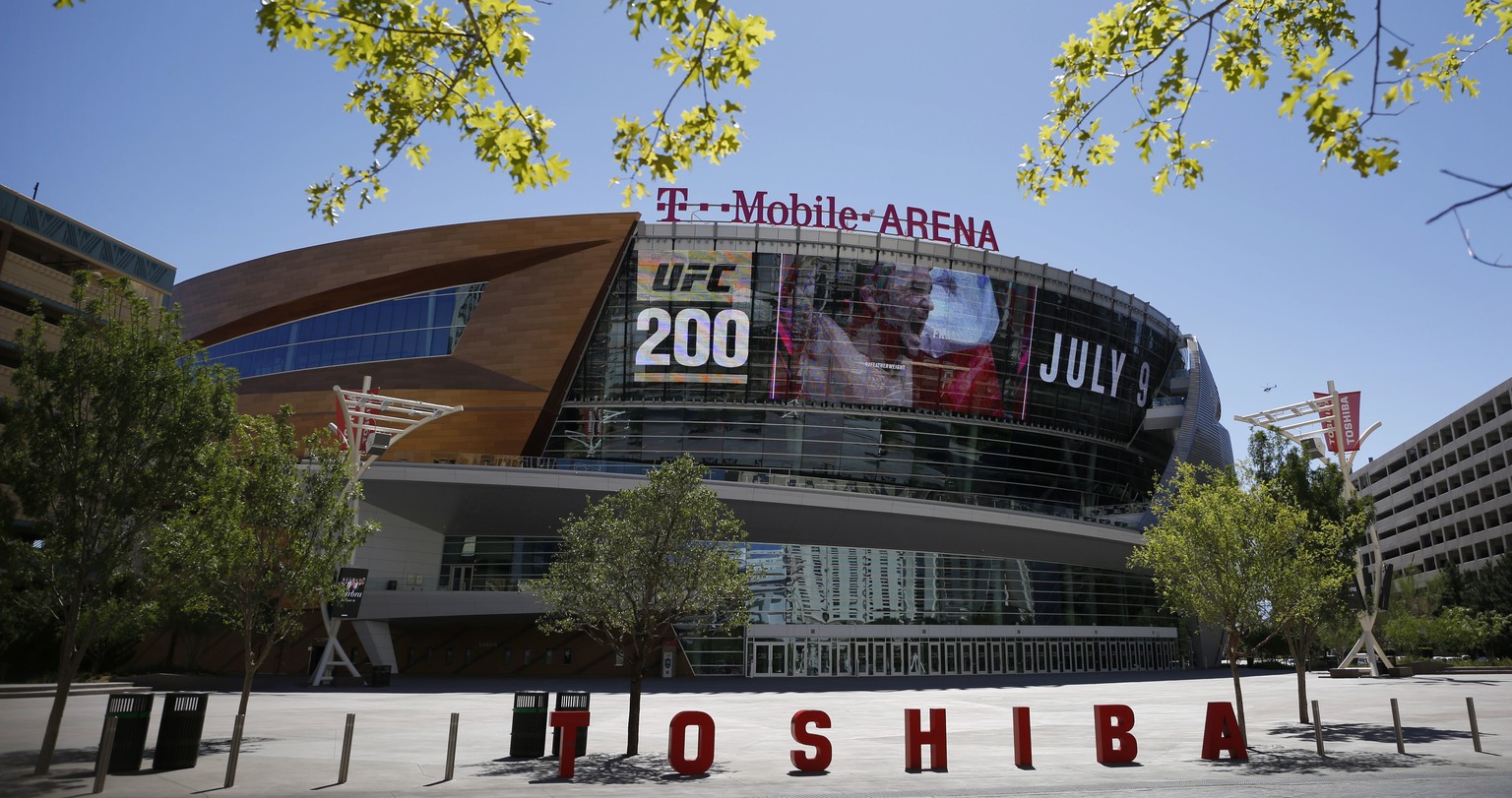 Hier wird gespielt: in der brandneuen T-Mobile Arena.