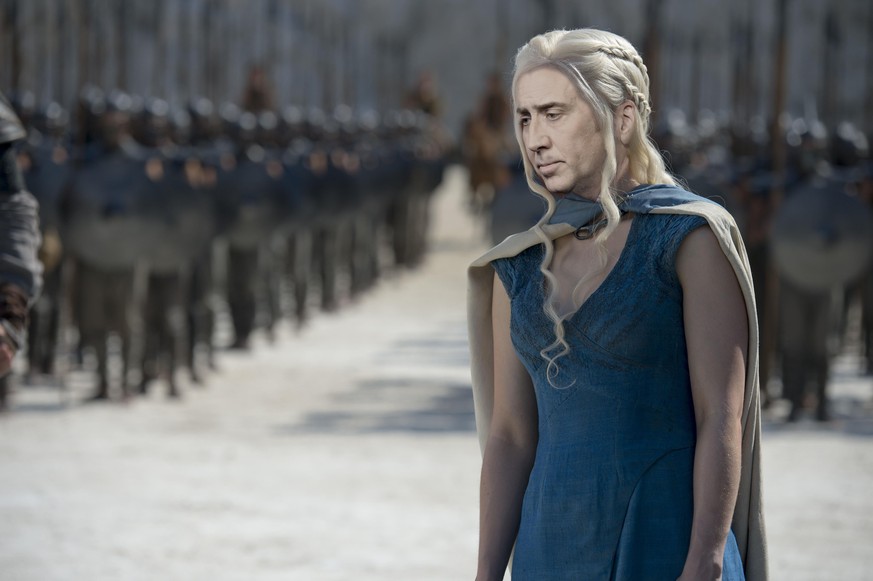 Cage als Daenerys Targaryen.