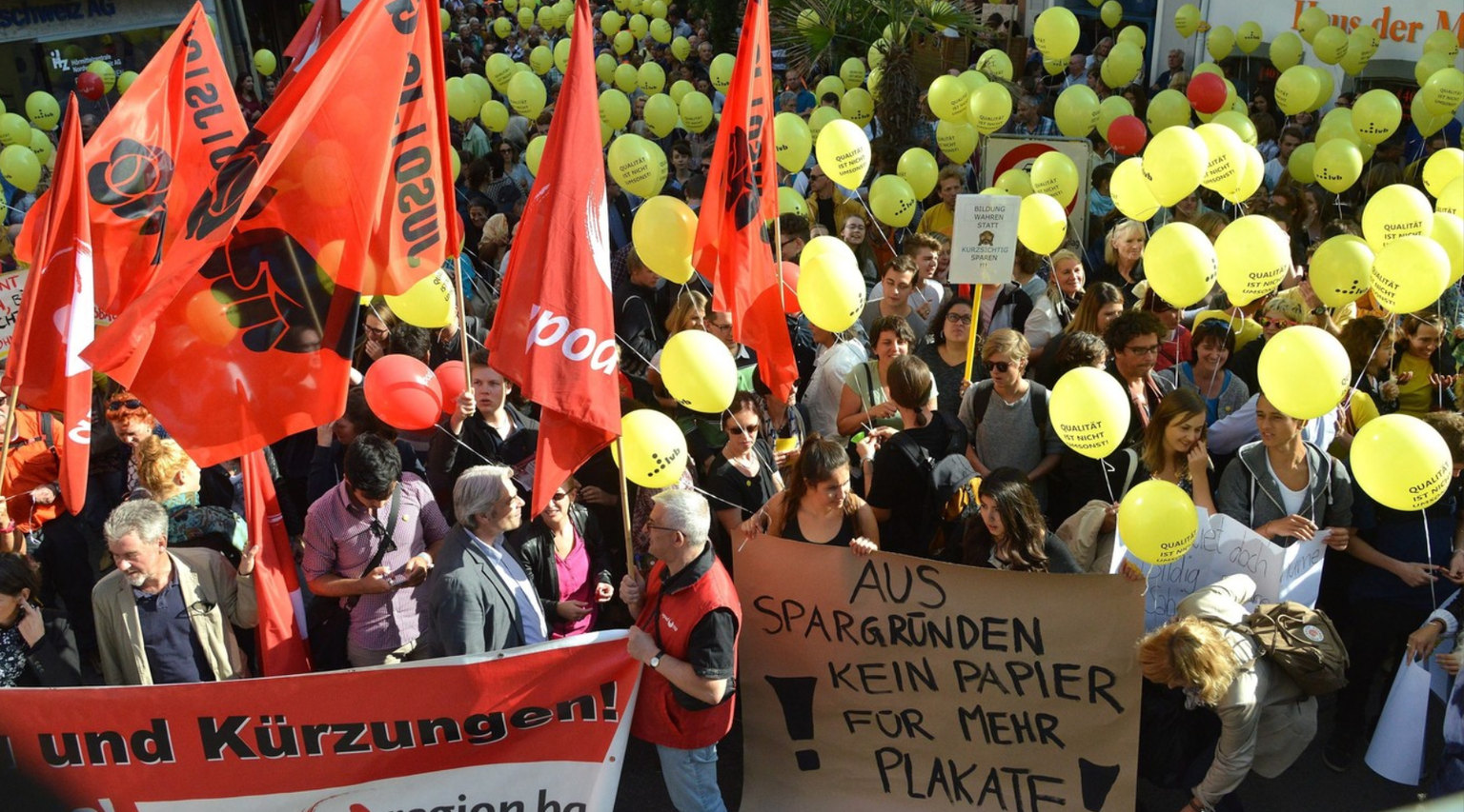 Das könnte sich wiederholen: Im vergangenen Herbst haben Baselbieter Staatsangestellte gegen Sparmassnahmen protestiert.