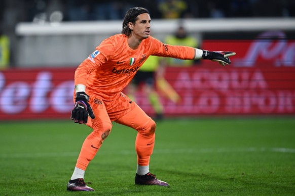 Nachrichten Linkding Fu�ball, Atalanta Bergamo - Inter Mailand Cm Bergamo 16/03/2025 - campionato di calcio serie A / Atalanta-Inter / foto Cristiano Mazzi/Image nella foto: Yann Sommer PUBLICATIONxNOTxINxITA