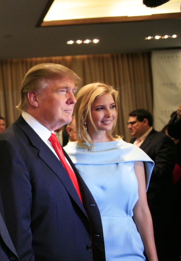 Donald Trump mit seiner Tochter Ivanka.
