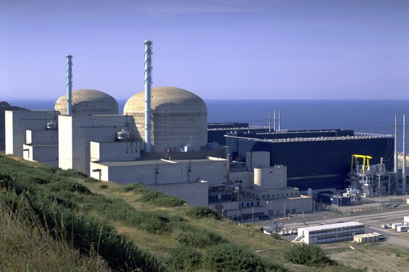 This undated photo provided by Electricite de France (EDF), France&#039;s state-run utility company, shows the current nuclear plant of Flamanville, Normandy, France. French authorities say there has  ...
