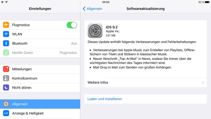 Mit iOS 9.2 soll unter anderem Apple Music verbessert werden.