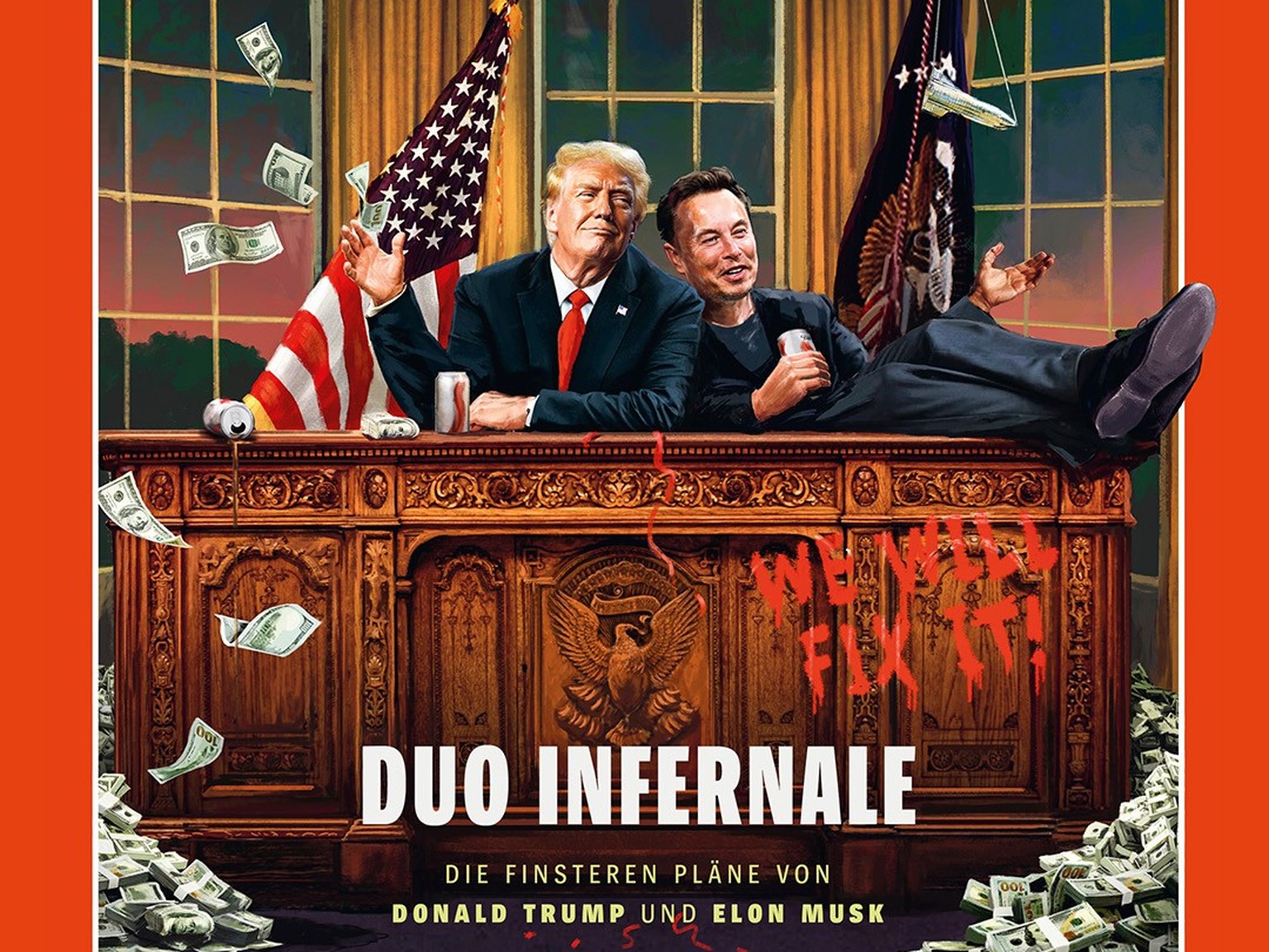 Nachrichten Linkding Das neue Titelbild des «Spiegel»-Magazins.