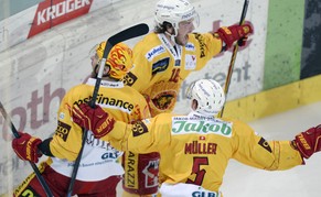 Auch nach dem dritten Spiel im Playout-Final jubeln die Tigers.&nbsp;