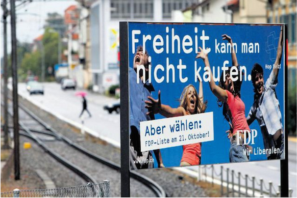 Freiheit ist nicht käuflich, sagte die FDP 2007 auf einem Plakat. Ein Listenplatz aber kostete gutes Geld.