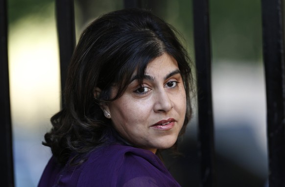 REFILE - CORRECTING SLUG - File photograph shows British Senior Minister of State at the Foreign and Commonwealth Office, Sayeeda Warsi, arriving at 10 Downing Street in central London August 29, 2013 ...