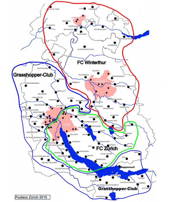 Footeco Regionen Zürich