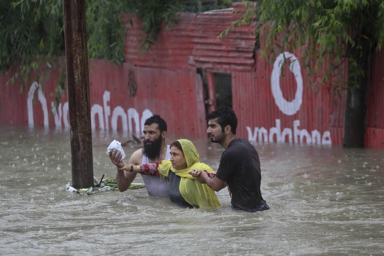 4. September 2014: Srinagar, Kaschmir (Indien).