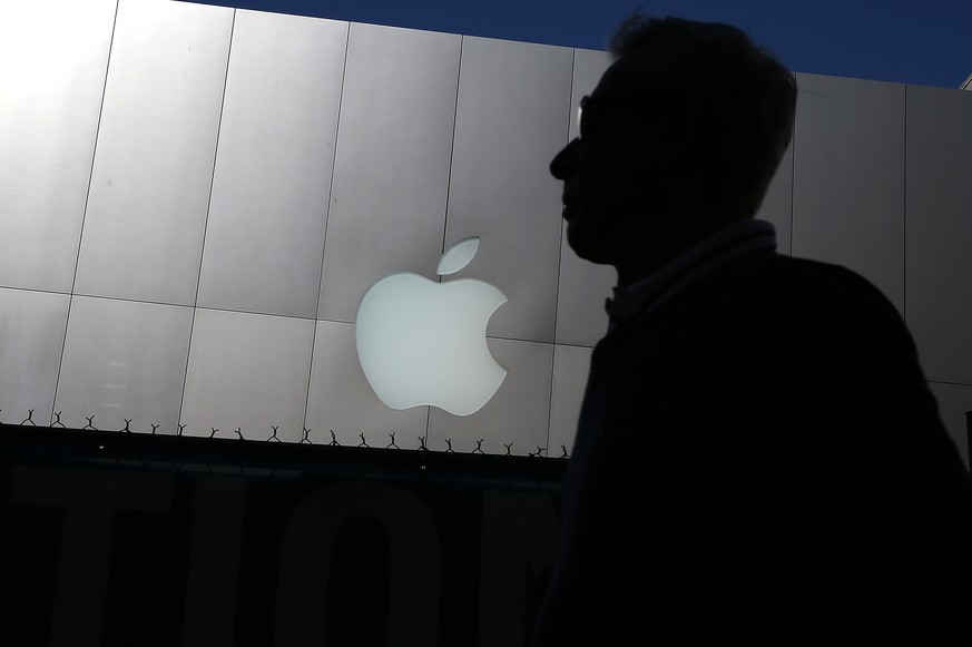 Zu tiefe Löhne, schlechte Arbeitsbedingungen: In Kalifornien protestierten Apple-Store-Wächter.