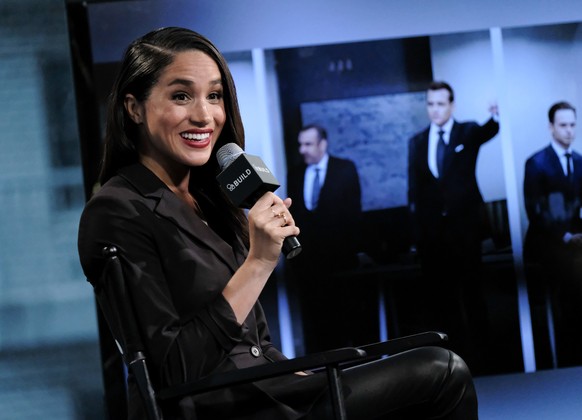 Actress Meghan Markle participates in AOL&#039;s BUILD Speaker Series to discuss her role on the television show, &quot;Suits&quot;, at AOL Studios on Thursday, March 17, 2016, in New York. (Photo by  ...