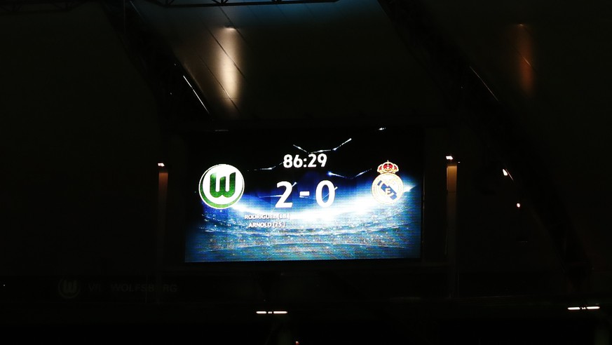 Gerüchtehalber war er da: Ronaldo verlor mit Real Madrid in Wolfsburg.