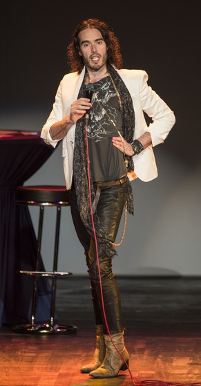 Russell Brand auf seiner aktuellen Tour (Auftritt in Frankfurt).