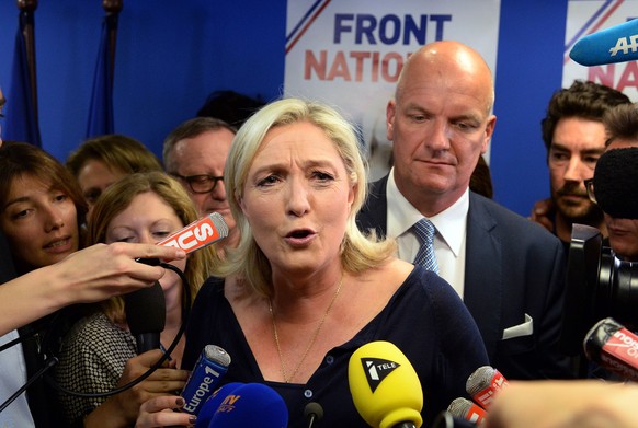 Marine Le Pen fordert die anderen Parteien heraus.