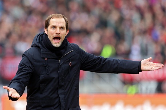 epa04711509 (FILE) A file picture dated 07 April 2013 of Mainz&#039; head coach Thomas Tuchel during the German Bundesliga soccer match between FC Nuremberg and FSV Mainz 05 in Nuremberg, Germany. Bun ...