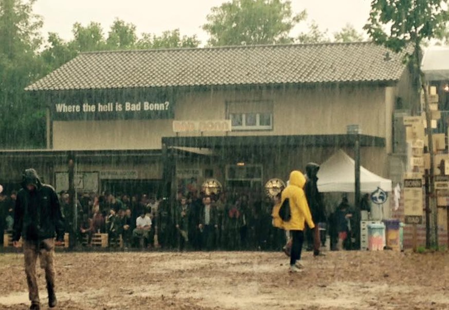 Bad Bonn Kilbi, 2016. Es regnete. Ein bisschen.