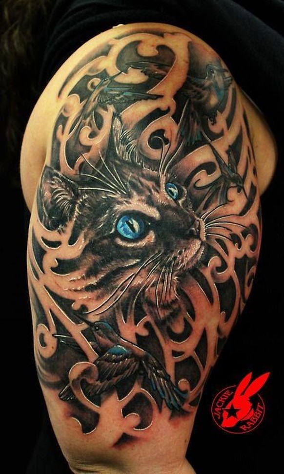 Katzen-Tattoo