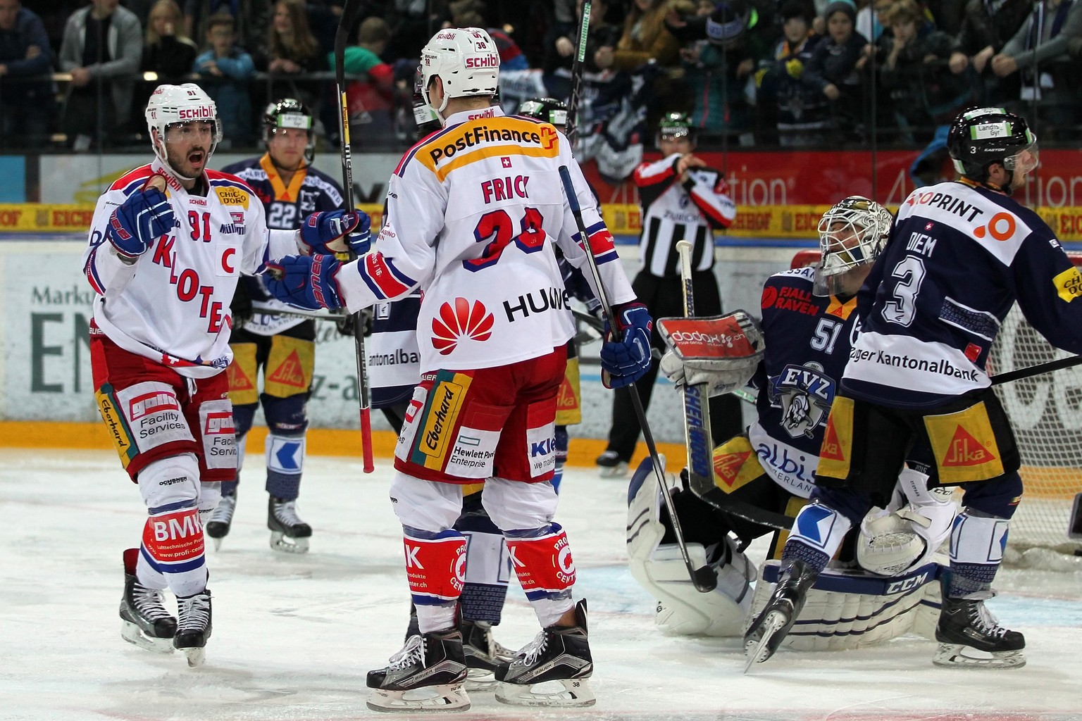 Mit einem Sieg heute gegen Biel könnte Kloten auf einen Playoff-Platz klettern.