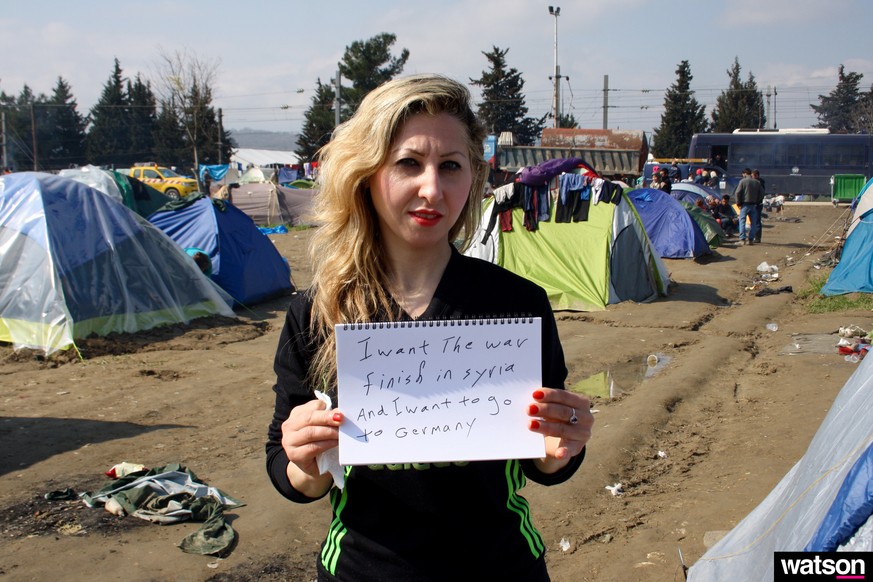 «Ich will, dass der Krieg in Syrien aufhört. Und ich will nach Deutschland.»