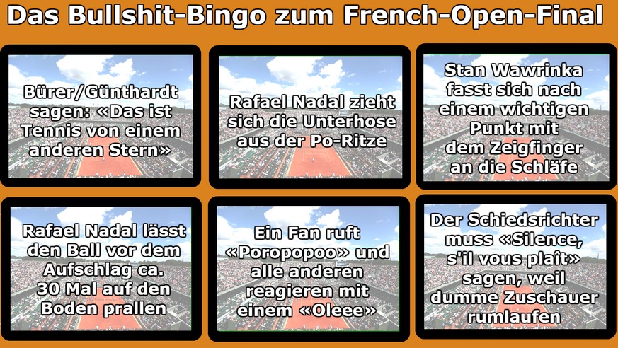 Dank diesem Bullshit-Bingo wird Wawrinka gegen Nadal zum feuchtfröhlichen ... - watson