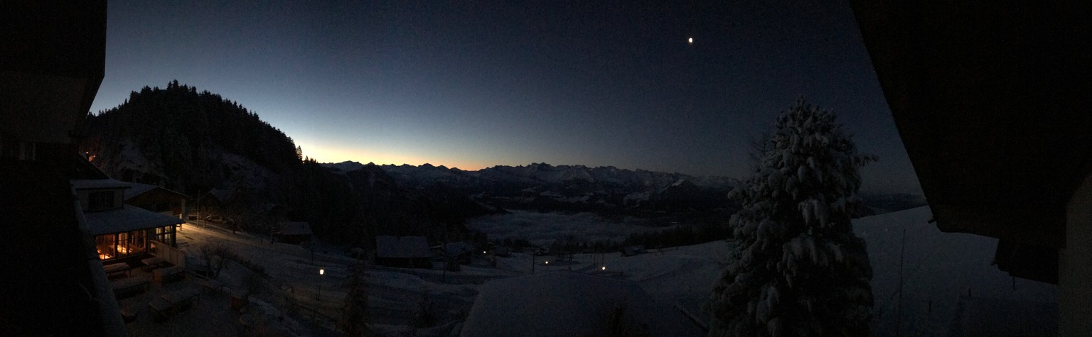 Die Rigi. Abend- und Nachtaufnahmen mit dem iPhone