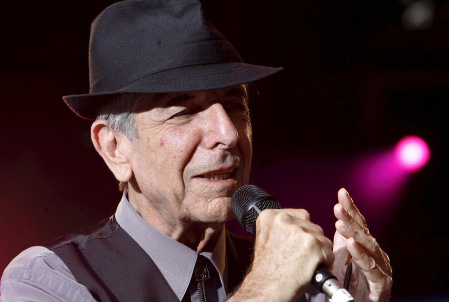 Leonard Cohen während einem Auftritt in Deutschland im Jahre 2008.