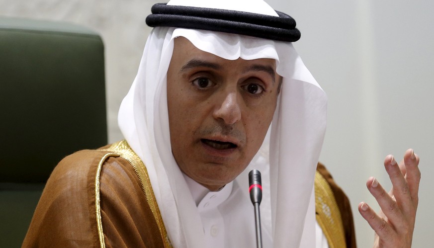 Saudi-Arabiens Aussenminister Adel al-Jubeir&nbsp;kündigt drastische Massnahmen an.