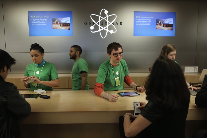 «Willkommen an der Genius Bar, wie kann ich behilflich sein?»